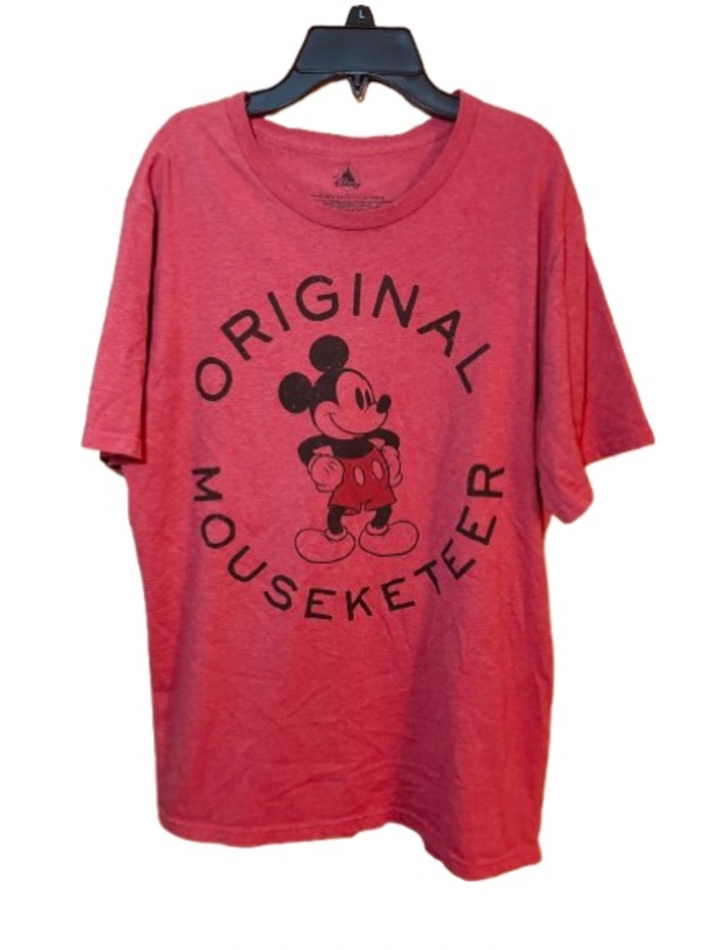 Disney Large Mickey Mouse Mens T-Shirt Original Mouseketeer